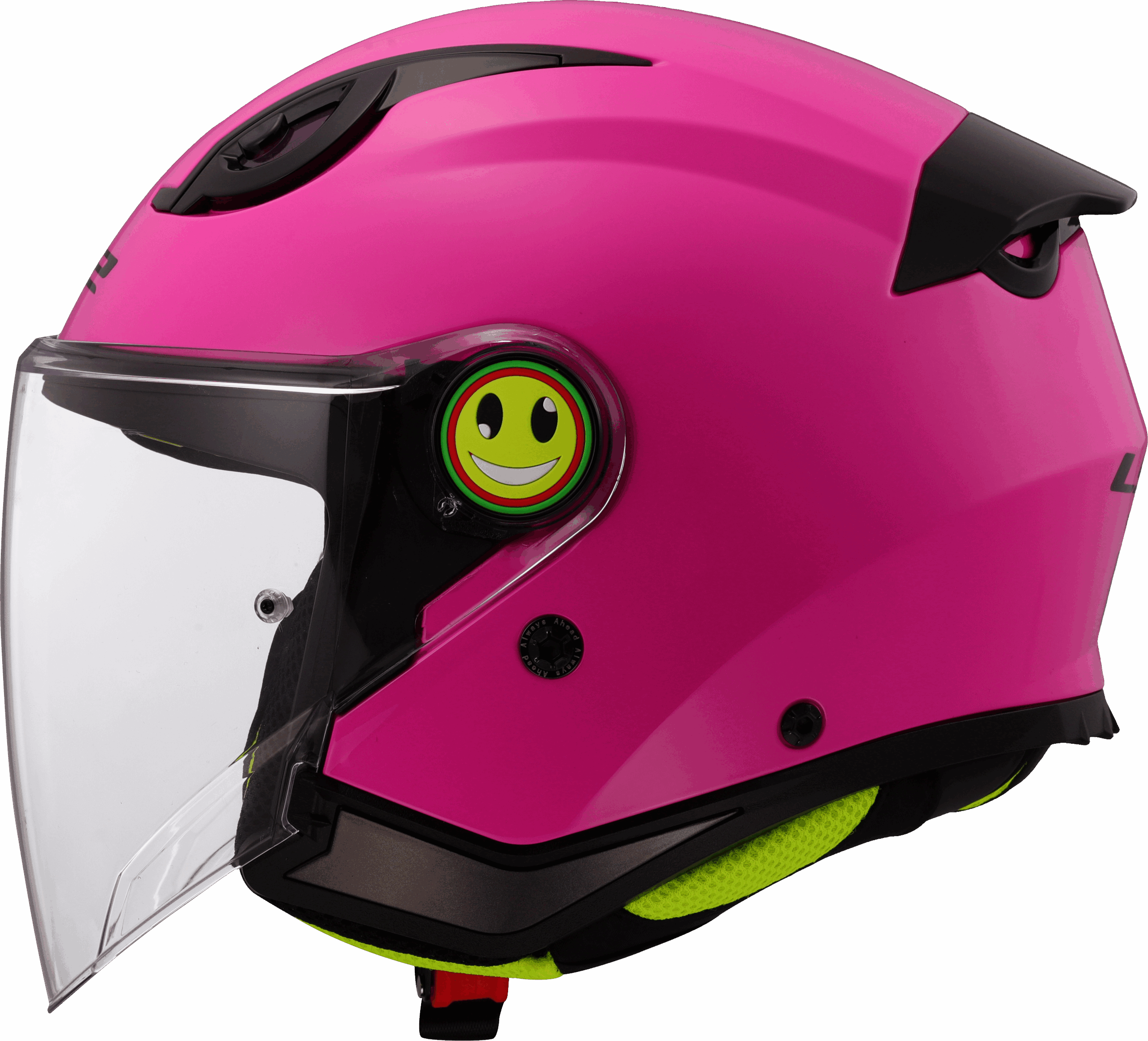 Casco jet de moto OF622 funny II junior LS2 gloss pink