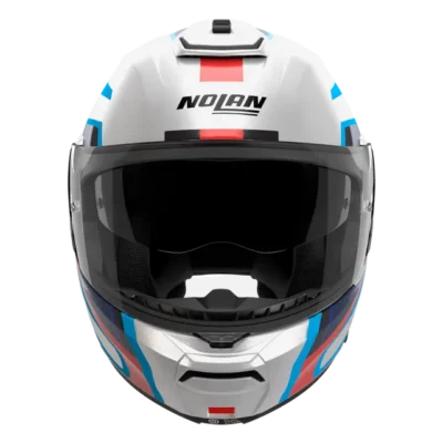 Nolan N100-6 Radiante blanco azul rojo modular
