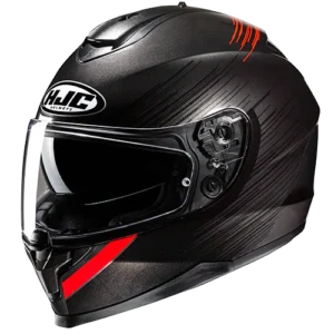 Casco integral cC70N sway gris rojo HJC