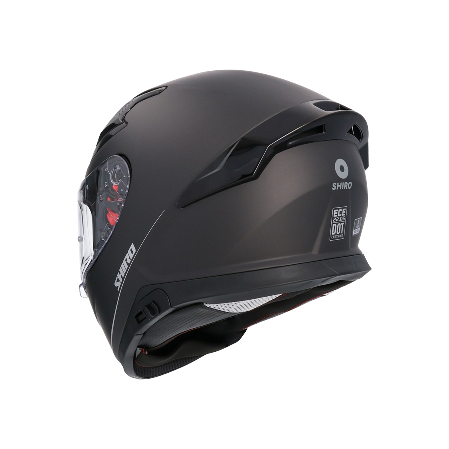 Casco Katana negro mate + 1extra visor included shiro - Imagen 5
