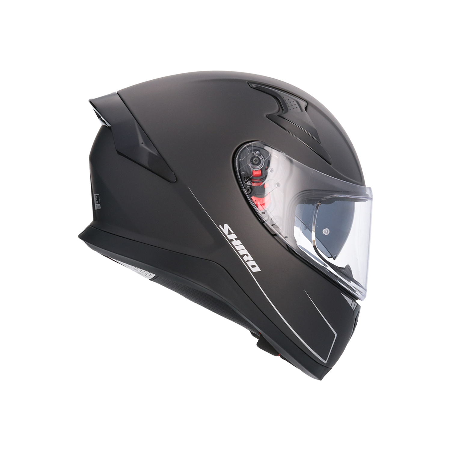 Casco Katana negro mate + 1extra visor included shiro - Imagen 6