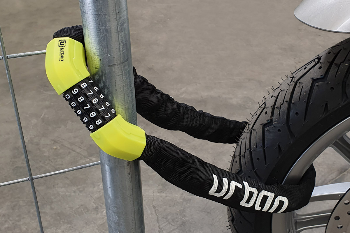 Cadena antirobo moto de combinacion urban security - Imagen 2