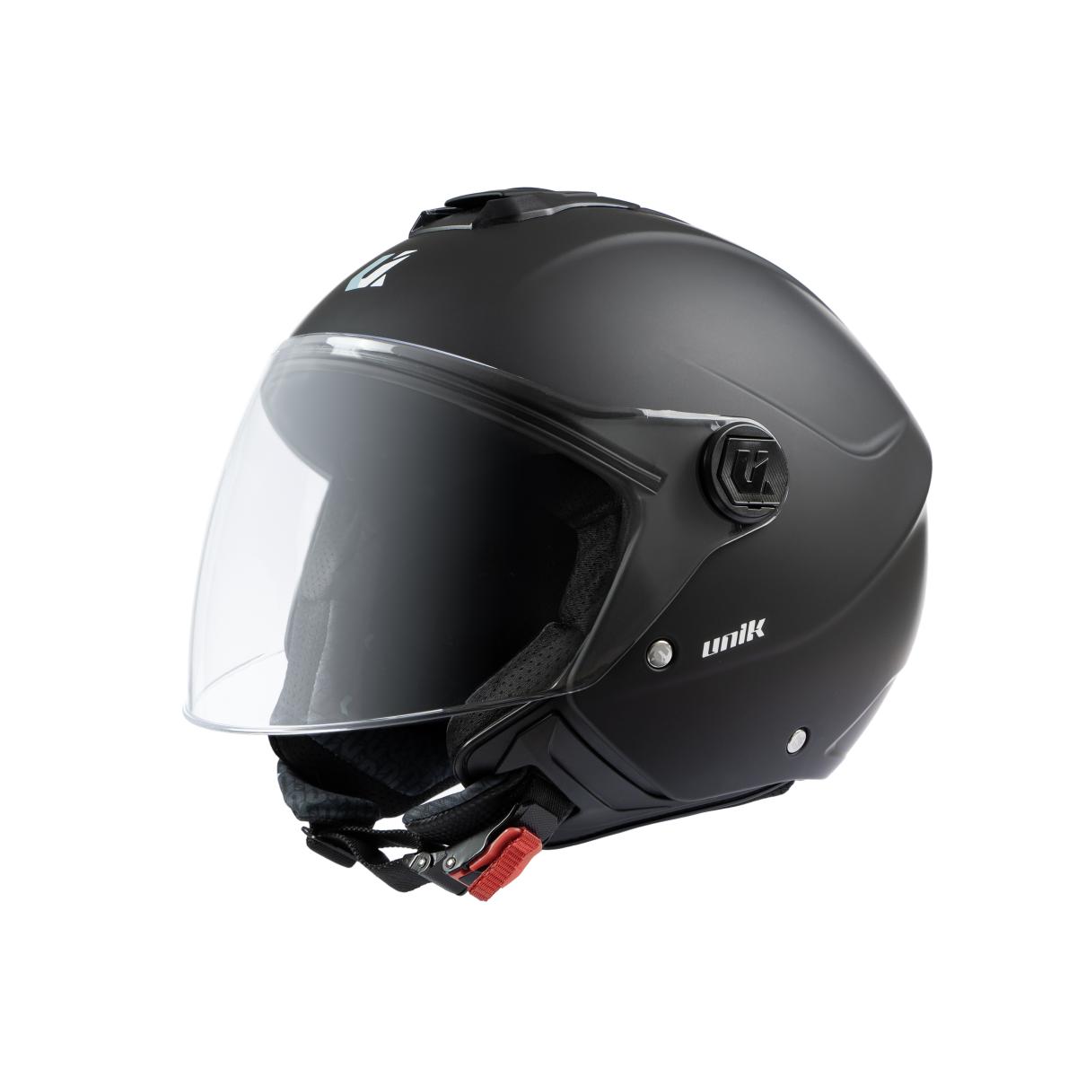 Casco jet unik VERTEX negro mate CE 22.06