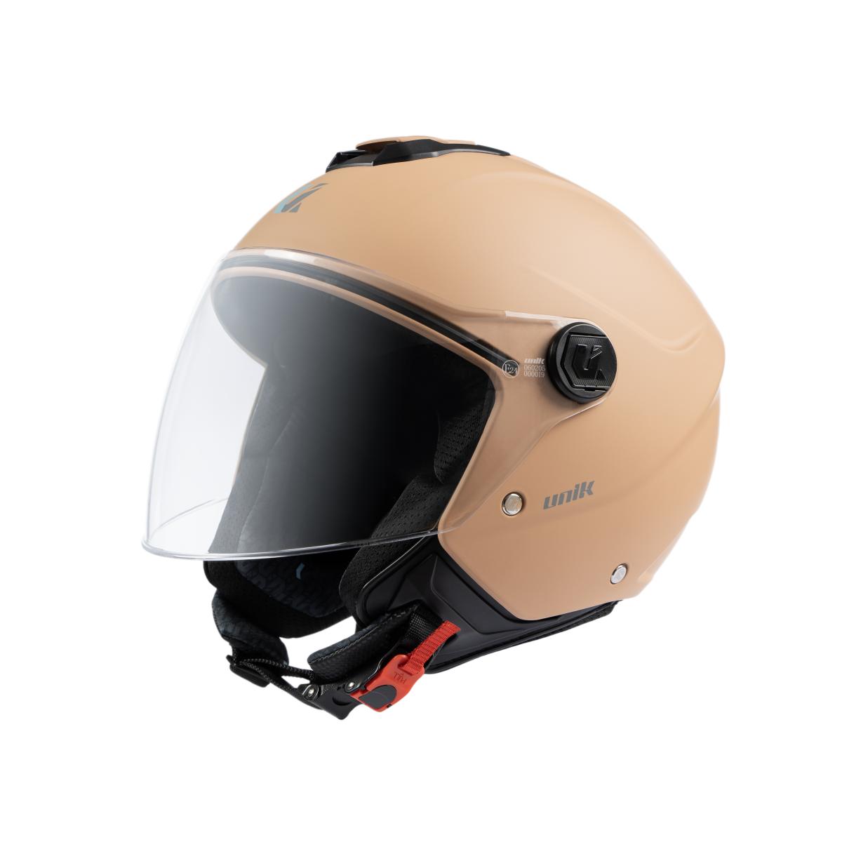 Casco jet unik VERTEX beige CE 22.06