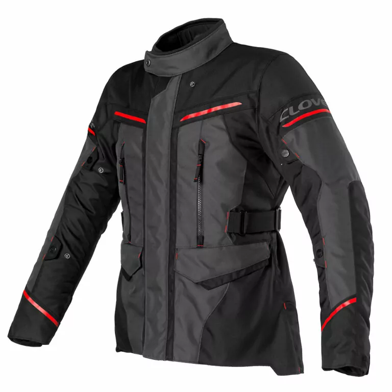 Storm 4 wp lady chaqueta clover negro gris rojo