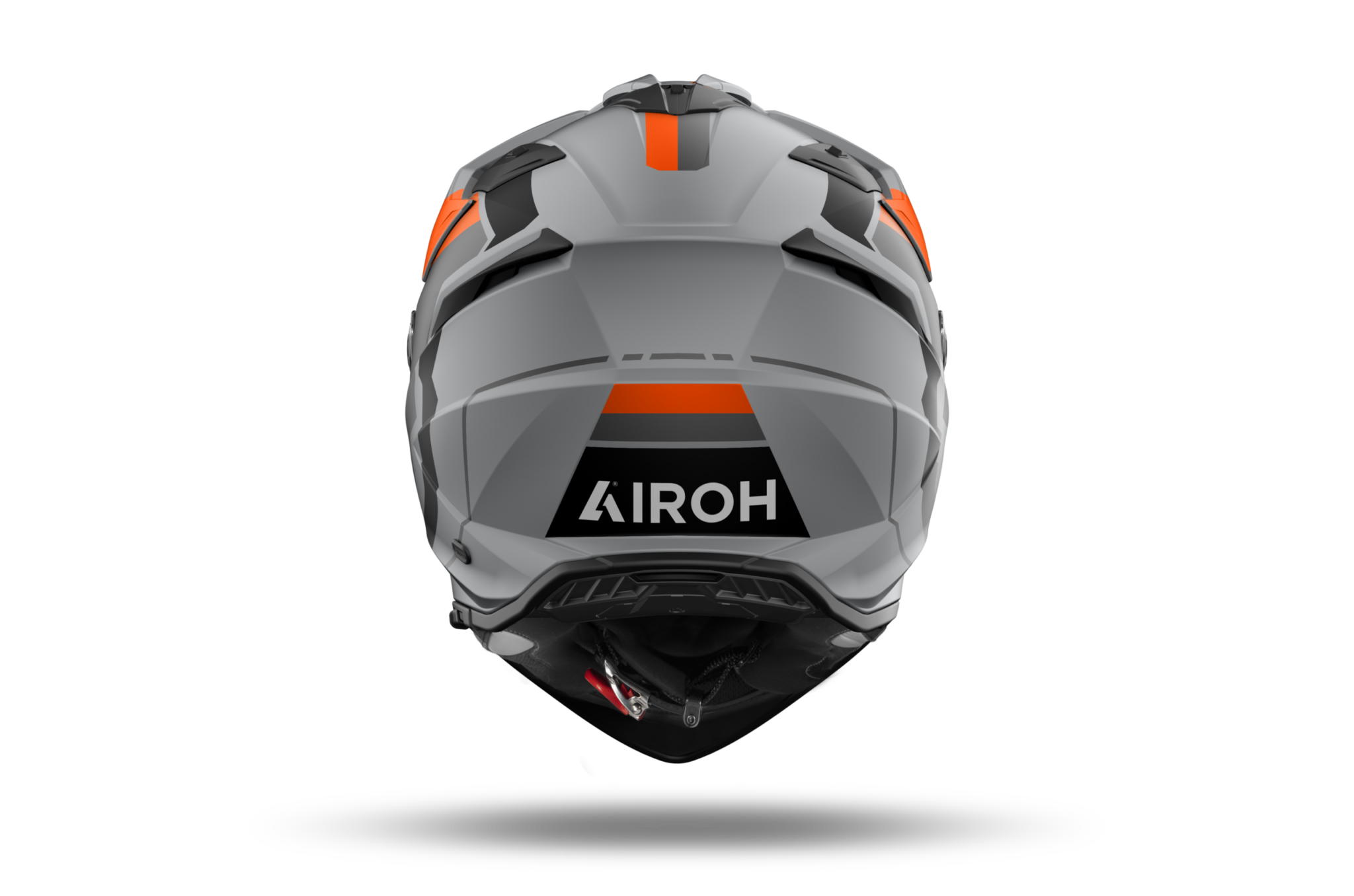 Casco Bandit horn gris negro orange mate Airoh - Imagen 2