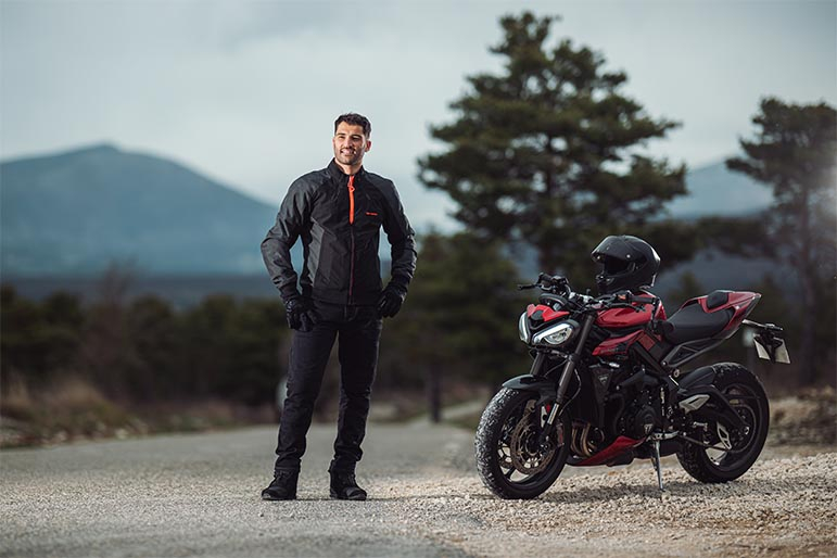 Chaqueta SIWA man negro/gris ixon - Imagen 3