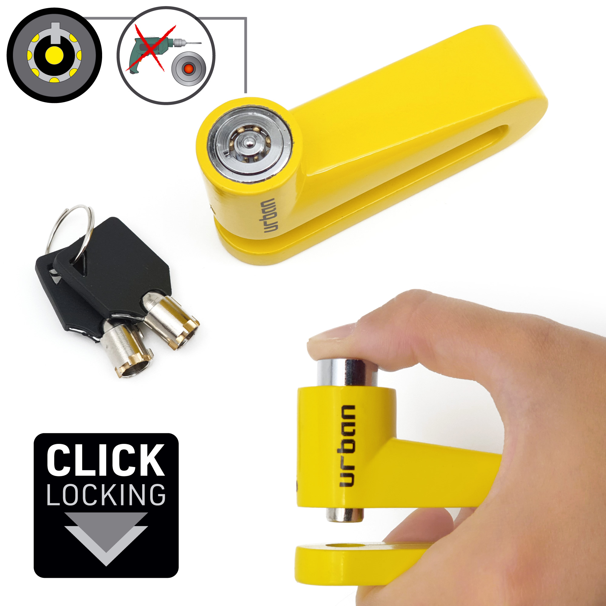 Diskpractic antirobo de disco Ø10