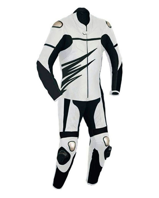 MONO DE PIEL DE UNA PIEZA CON PROTECCIONES DE TITANIO