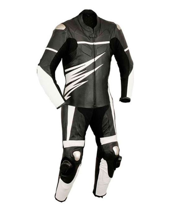 MONO DE PIEL DE UNA PIEZA CON PROTECCIONES DE TITANIO