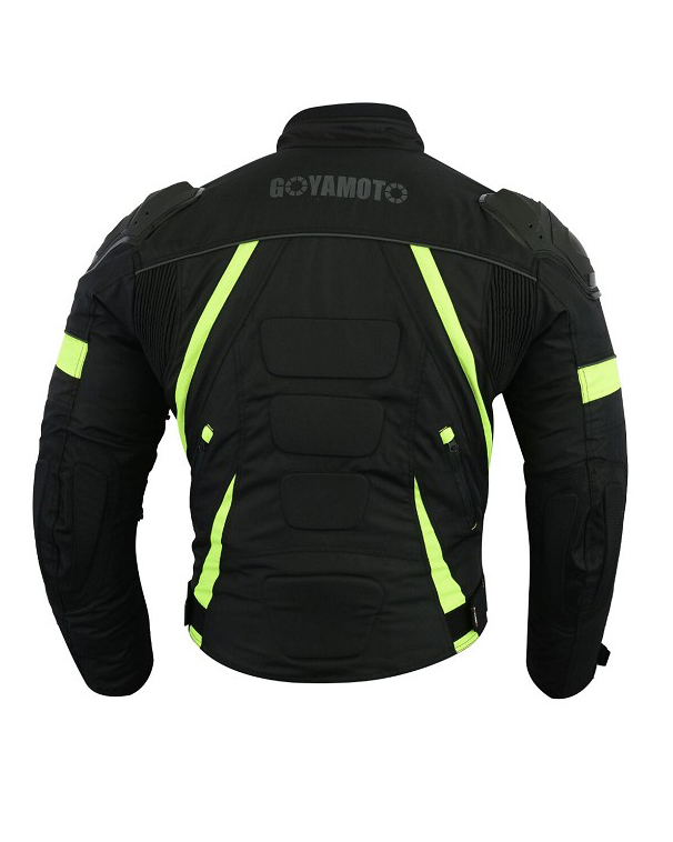 CHAQUETA DE MOTO EN CORDURA CON PROTECTORES EXTERIORES DE TPU Y TITANIO