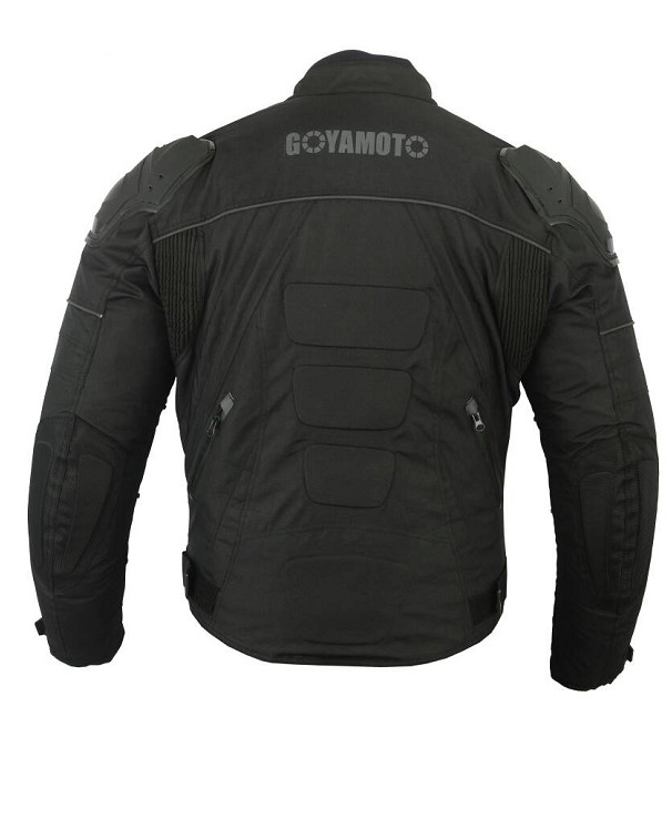 CHAQUETA DE MOTO DEPORTIVA CON PROTECTORES EXTERIORES DE TPU Y TITANIO