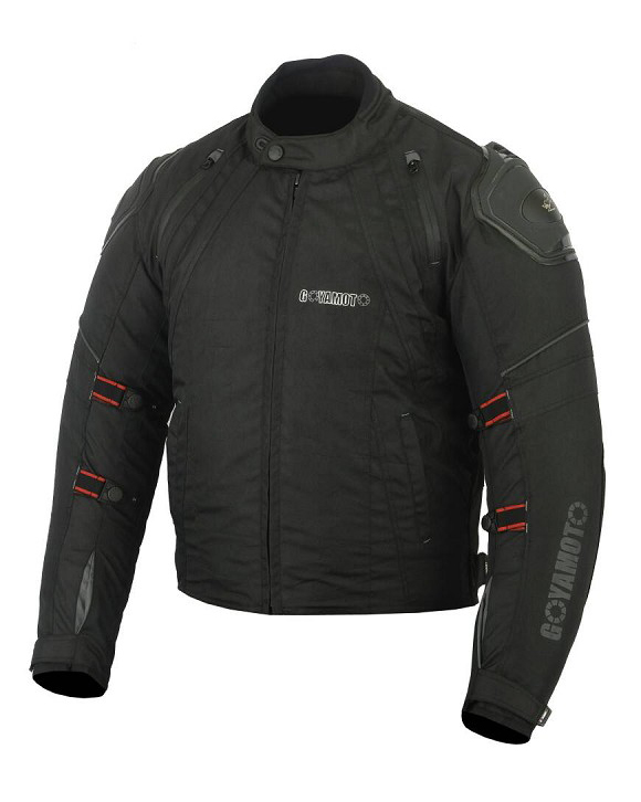 CHAQUETA DE MOTO DEPORTIVA CON PROTECTORES EXTERIORES DE TPU Y TITANIO