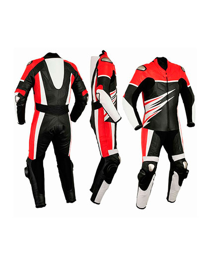 MONO DE PIEL DE UNA PIEZA CON PROTECCIONES DE TITANIO