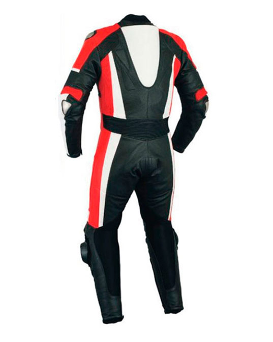 MONO DE PIEL DE UNA PIEZA CON PROTECCIONES DE TITANIO