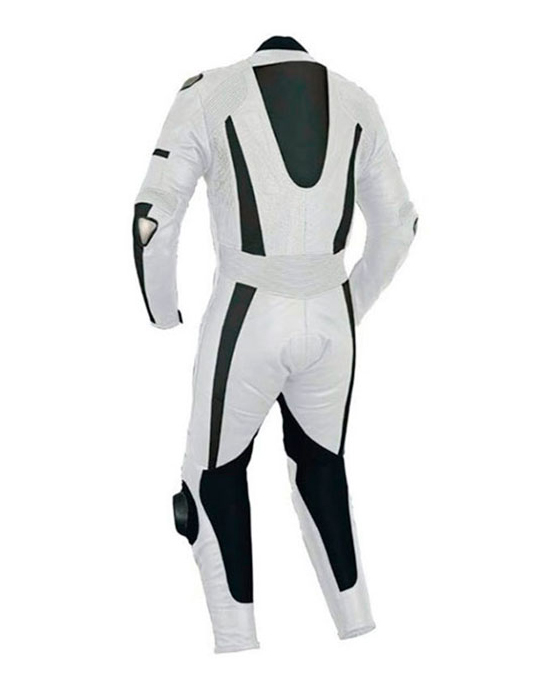 MONO DE PIEL DE UNA PIEZA CON PROTECCIONES DE TITANIO