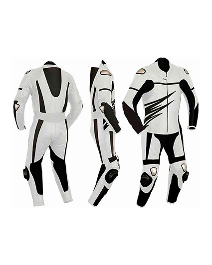 MONO DE PIEL DE UNA PIEZA CON PROTECCIONES DE TITANIO