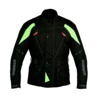 CHAQUETA DE MOTO EN CORDURA 3/4 UNISEX, PROTECTORES C.E Y 100% IMPERMEABLE