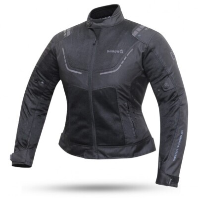 Chaqueta BREEZE degend negro perforado verano lady