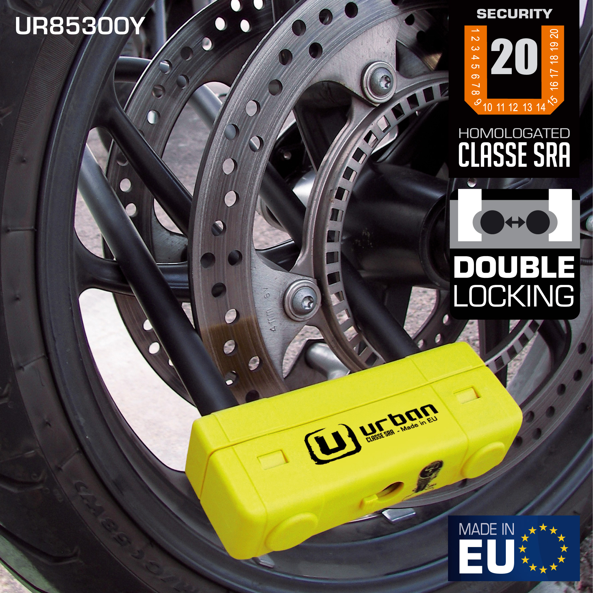 Antirrobo U moto urban UR85300Y