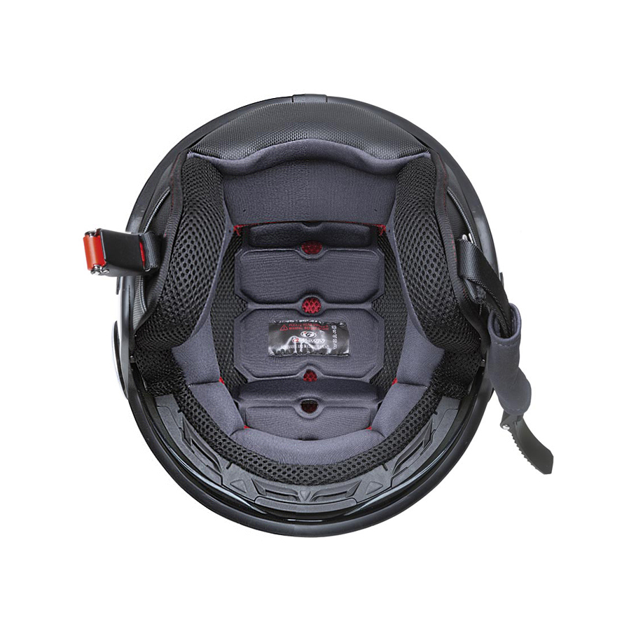 Casco jet g20 con gafas solar garibaldi color platinium