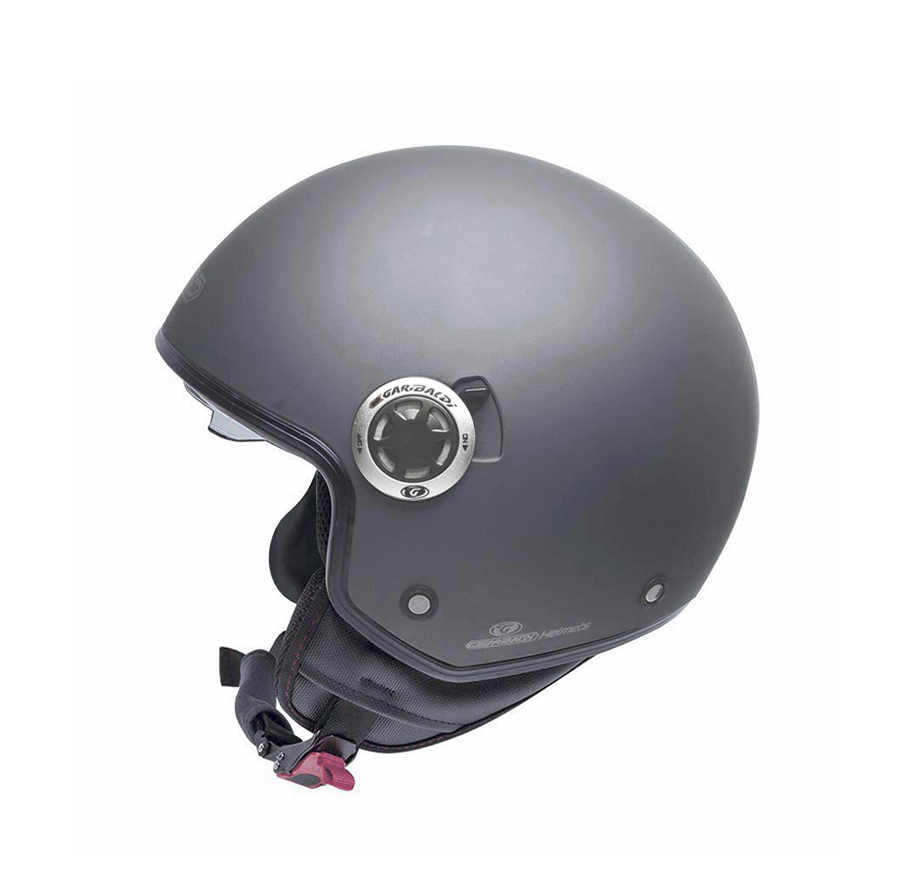 Casco jet g20 con gafas solar garibaldi color platinium