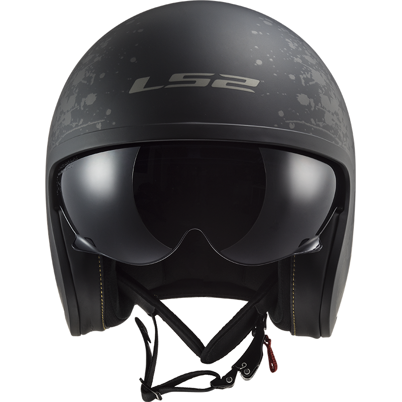 Casco jet custom of599 spifire black flag
