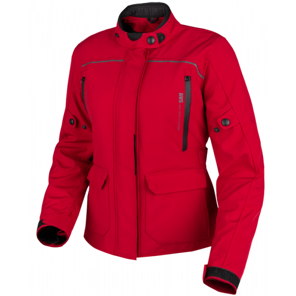 Latitude chaqueta para chica rojo