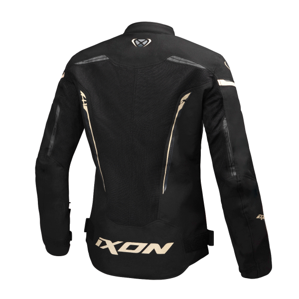Chaqueta STRIKER perforado verano LADY negro/antracita/oro ixon