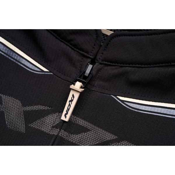 Chaqueta STRIKER perforado verano LADY negro/antracita/oro ixon