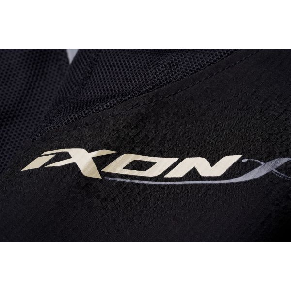 Chaqueta STRIKER perforado verano LADY negro/antracita/oro ixon