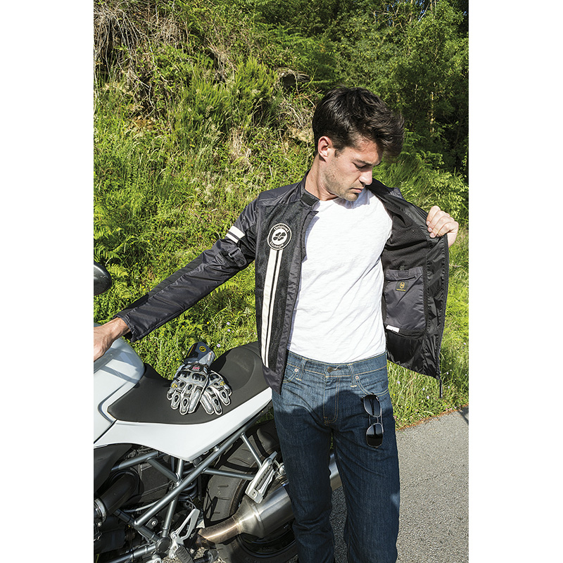 Chaqueta INTERNAZIONALE VINTAGE perforado verano garibaldi