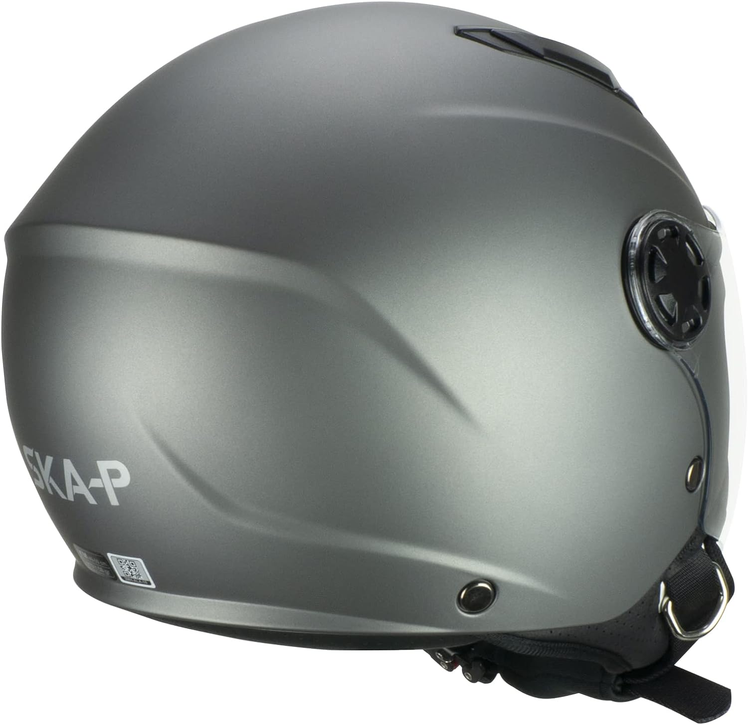 2MHA mono casco jet SKA-P juvenil antracite