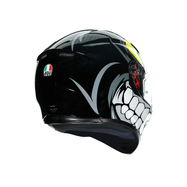 K3 SV multi angry black casco integral agv e2205