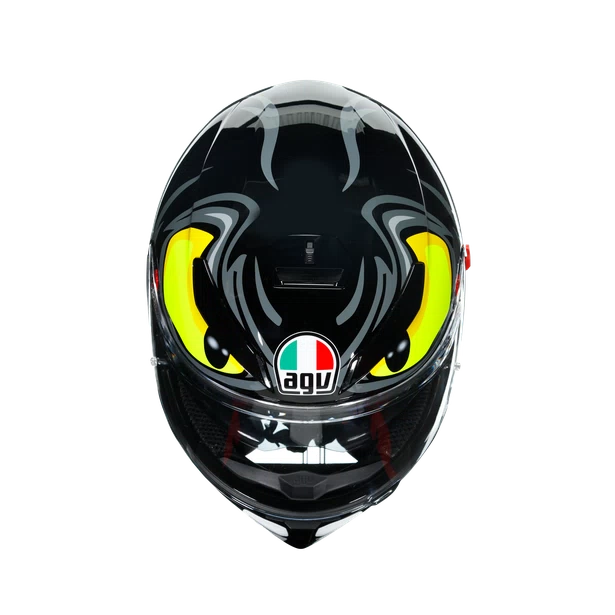 K3 SV multi angry black casco integral agv e2205