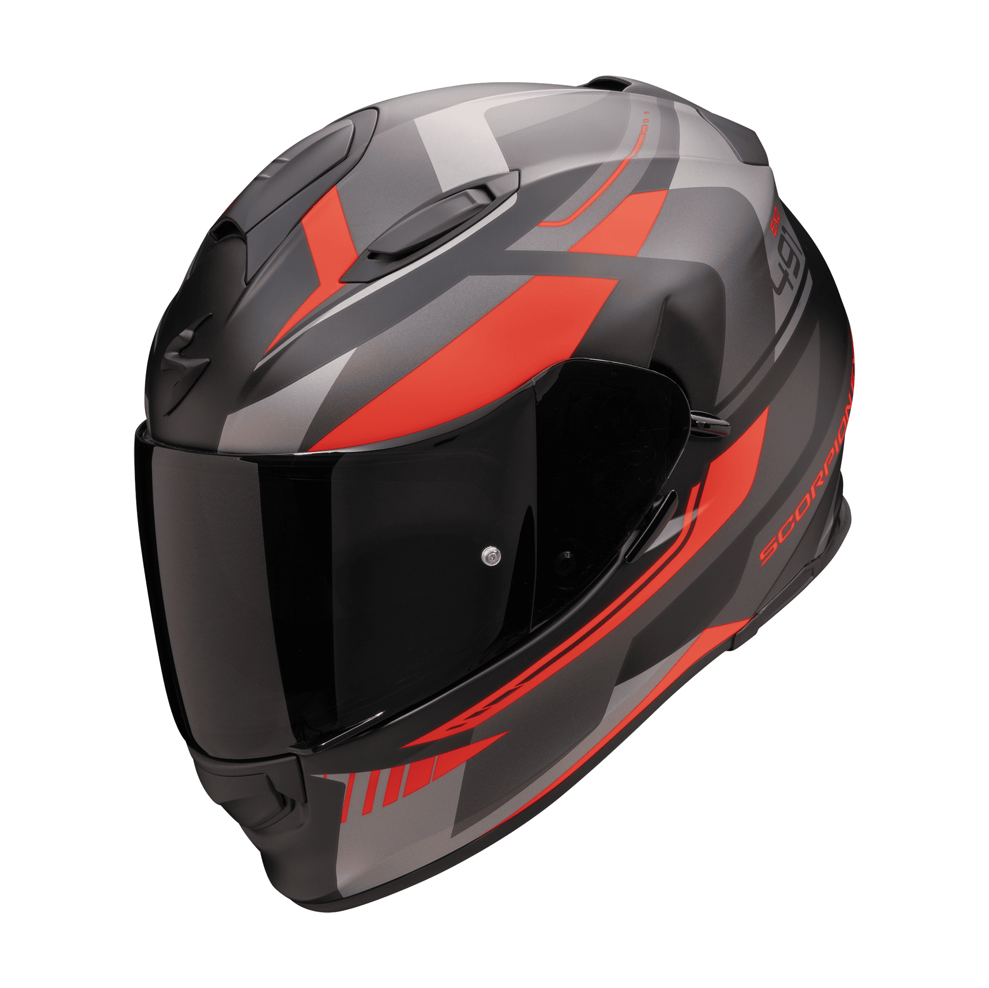 Exo-491 casco integral scorpion Abilis rojo/negro