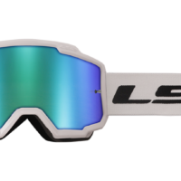 Gafas Charger ls2 IRIDIUM VISOR blanco motocross