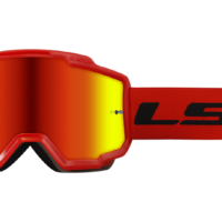 Gafas Charger ls2 IRIDIUM VISOR rojo motocross